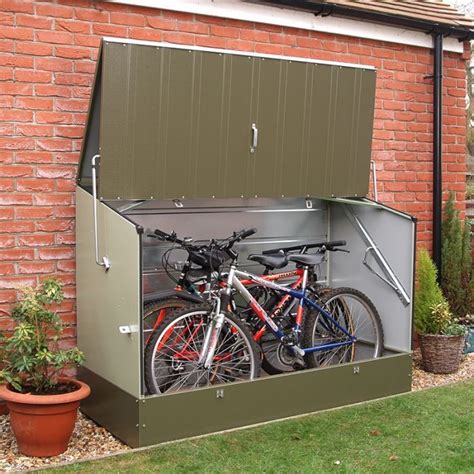 bike storage box metal|garden bike storage boxes waterproof.